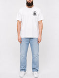 T-Shirt "Support South Side 81" - weiss, schwarzer Print