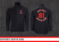 Neu - Softshell-Jacke "Support South Side 81" - schwarz Original